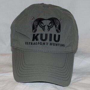 KUIU Icon Cordura Low Profile Lightweight Quick Drying Velcro Back Gunmetal Hat